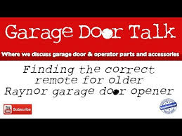 raynor pilot garage door opener remote