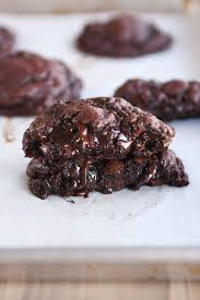 big fat double dark chocolate cookies