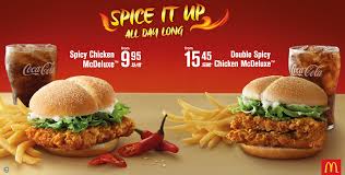 Korang dah cuba ke menu baru mcd spicy lemon chicken mcdeluxe dengan mcd salted caramel chocolate pie? Mcdonald S Fire Up Your Tastebuds With The Spicy Chicken Mcdeluxe Meals From Only Rm9 95 Turn Up The Heat For Double Enjoyment With The Double Spicy Chicken Mcdeluxe Same Great Price All