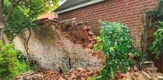Repair Collapsed 200 Year Old Wall