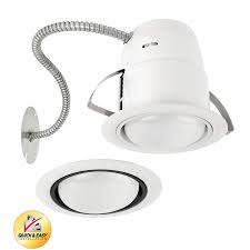 Utilitech White With Black And White Baffles Remodel Recessed Light Kit Fits Opening 5 In In The Recessed Light Kits Department At Lowes Com
