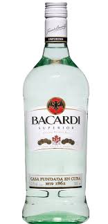 bacardi superior white rum 750ml pet