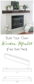 How To Make Your Own Diy Wooden Mantel