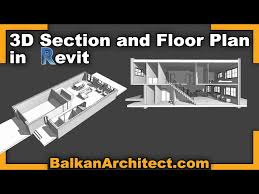 3d Section And Floor Plan In Revit