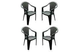 4 Stackable Rattan Chairs Deal Wowcher