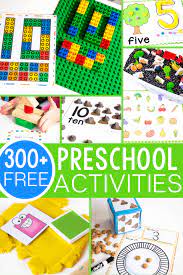 pre activities printables and games