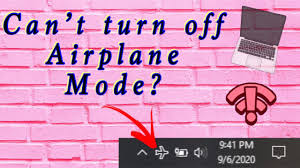 how to fix airplane mode on windows 10