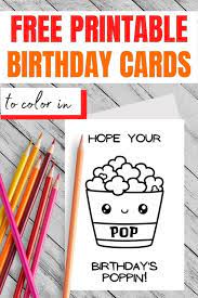 Explore and print for free playtime ideas, colouring pages, crafts, learning worksheets and more. Happy Birthday Coloring Card Free Printables 21 Designs Parties Made Personal
