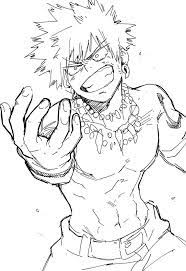 Tons of awesome katsuki bakugou my hero academia wallpapers to download for free. Anime Coloring Pages Deku Coloring And Drawing