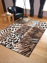 tiger leopard print hall runners