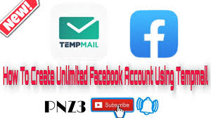 facebook account using tempmail