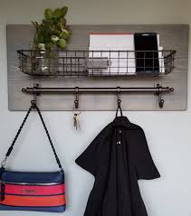 Junis Metal Basket Wall Organizer With