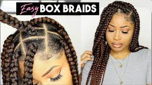easy summer box braids beginner