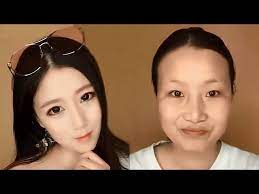 viral asian makeup transformation