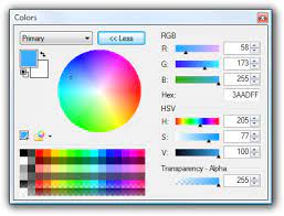 Paint Net Help Colors Window