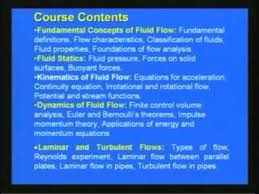 fluid mechanics course