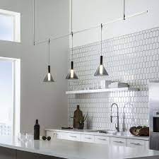 It has a frosted glass shade that this kitchen island pendant light is available in polished chrome colour. How To Light A Kitchen Island Design Ideas Tips
