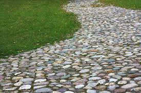 garden cobblestone path by jit lim