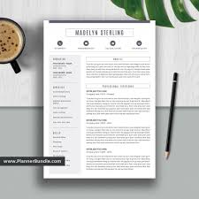 Where to download high quality professionally created free microsoft office resume and cv templates, sample and layout? Modern And Unique Resume Template For Ms Word Cv Template Professional Resume Design College Students Interns Fresh Graduates Professionals Madelyn Plannerbundle Com