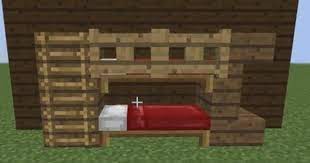 cool bunk beds minecraft bedroom