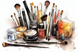free vectors ilration of makeup tools