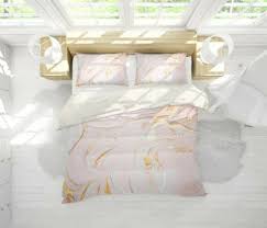 3d modern pink gold duvet donna quilt