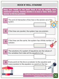 Linear Equations Worksheets