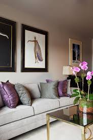 purple in stunning looking living rooms