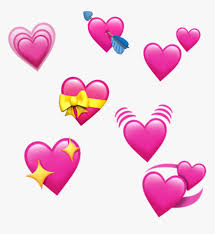 transpa in love emoji png ios