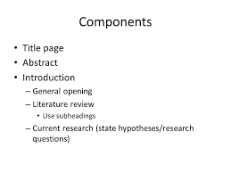 Sample apa format in thesis writing 