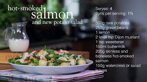 slimming world hot smoked salmon and