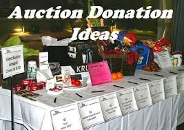 auction donation ideas fundraiser help