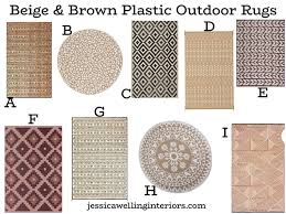 the best plastic outdoor rugs on a