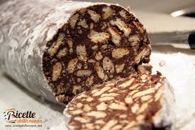 Risultati immagini per salame di cioccolata