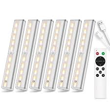 They're ideal for stairs, closets, kids' rooms and more. Buy Szokled Under Cabinet Lighting Remote Control Led Counter Lights Wireless Rechargeable Led Closet Light Bar Perfect For Kitchen Shelf Hallway Stairs 3 Colors 6 Pack Online In Tunisia B08p4svth9