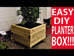 How To Make A Wooden Planter Box The