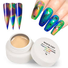 mood color changin gel polish nail art
