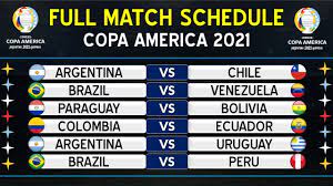 On february 23, 2021 australia and qatar football announce their withdrawals form the tournament due to the postponement of the afc second round for qualifying 2022 fifa world cup to june 2021. Copa America 2021 Fixtures Group Stage Schedule Youtube