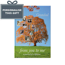 dear grandad gift journal tree