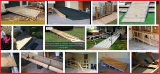 A piece of 3/4 plywood 4 ft. How To Build A Wheelchair Ramp With Plywood Accessible Wheel Chair