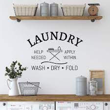 Funny Laundry Room Wall Sticker