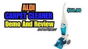 aldi carpet cleaner review and demo