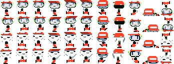 He is exceptionally strong for a normal mimiga, due to his consumption of red flowers.1 1 appearance 2 history 2.1 present cave story 2.2 personality 3 trivia king has a spherical head with a protruding snout. Cave Story Sprites But I Doubled The Pixel Size And Am Awful At Making Titles Cave Story Tribute Site Forums