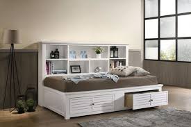 Western Queen Bed With Storage At