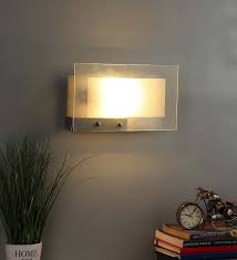 Frosted Glass Wall Light By
