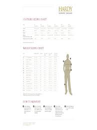 Clothing And Wader Sizing Chart Edit Fill Sign Online
