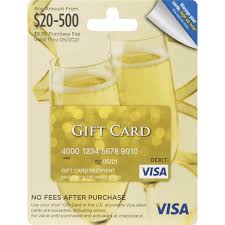 visa gift card 20 500 gift cards