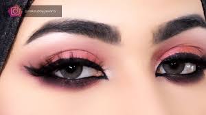pink arabia smokey eye makeup tutorial