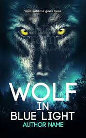 wolf in blue light werewolf blue
