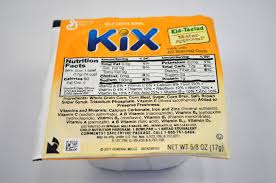 kix tm cereal single serve bowlpak